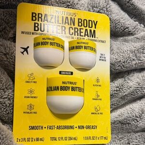 Nutrius Brazilian body butter cream set
